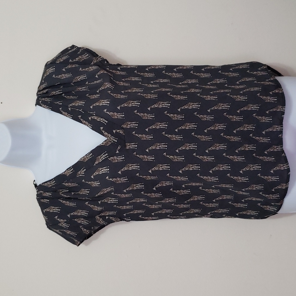 H&M Concious  Giraffe Print Blouse